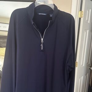 Cutter & Buck Men's Navy Blue Quarter-Zip Pullover